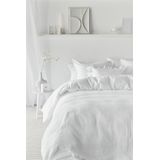 Dekbedovertrek - Grijs - Katoen - 140x200 cm