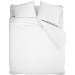 Beddinghouse Snow dekbedovertrek - Lits-Jumeaux - 240x200/220 cm - Wit