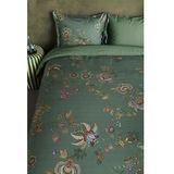 Pip Studio Dekbedovertrek Cece Fiore Green Lits-jumeaux