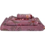 Pip Studio badgoed Secret Garden mauve gastendoekje