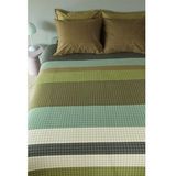 Beddinghouse Juno dekbedovertrek - Eenpersoons - 140x200/220 - Groen