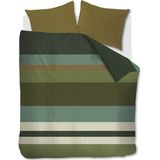 Beddinghouse Juno dekbedovertrek - Eenpersoons - 140x200/220 - Groen