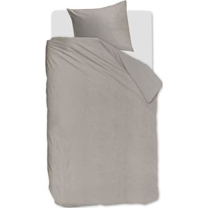 Riviera Maison Cecelia dekbedovertrek - Eenpersoons - 140x200/220 - Zand