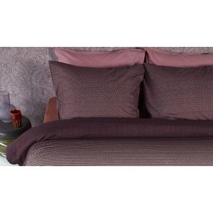 Beddinghouse Demi dekbedovertrek - Tweepersoons - 200x200/220 - Donker Rood