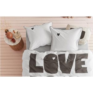 Dekbedovertrek VTwonen Bold Love - Naturel