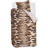 Dekbedovertrek VTwonen Botanic Stripe - Steenrood