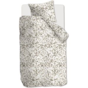 Riviera Maison Blushing Blooms dekbedovertrek - Eenpersoons - 140x200/220 - Zand