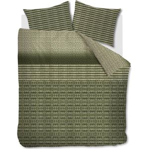 Beddinghouse - Yori - Dekbedovertrek - Groen - Eenpersoons - 140x200/220