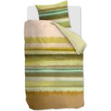 Beddinghouse - Katoen Green Gestreept - BE321996 - B 140 x L 200 cm/B 140 x L 220 cm - 1-persoons - Omkeerbaar