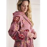 Pip Studio - Secret Garden - Badjas - Mauve - 100% Katoen Terry Velours