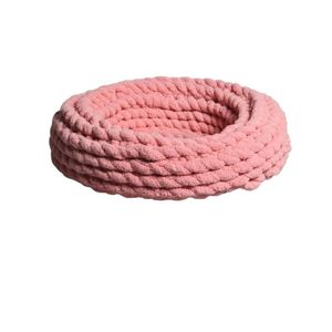 Luxe Hondenmand Roze - 50cm Badstof - Dierenmand - Hondenkussen - Kattenmand - Kattenbed - Dierenkussen - Hondenbed op Poten - Hondensofa