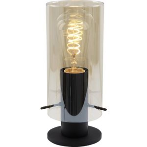 DILARAM - Tafellamp - Amber - Glas - E27 Lamphouder