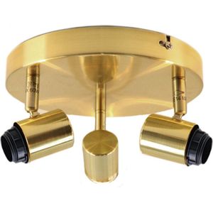 Plafondlamp - Goud - Aluminium - Dimbaar met E14 Fittingen