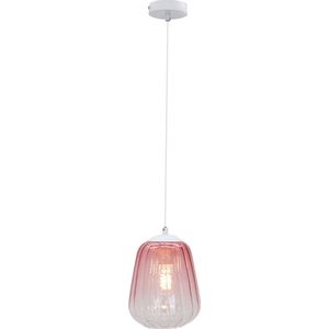 Olucia - Design hanglamp roze, Sue - Vorm: Peer