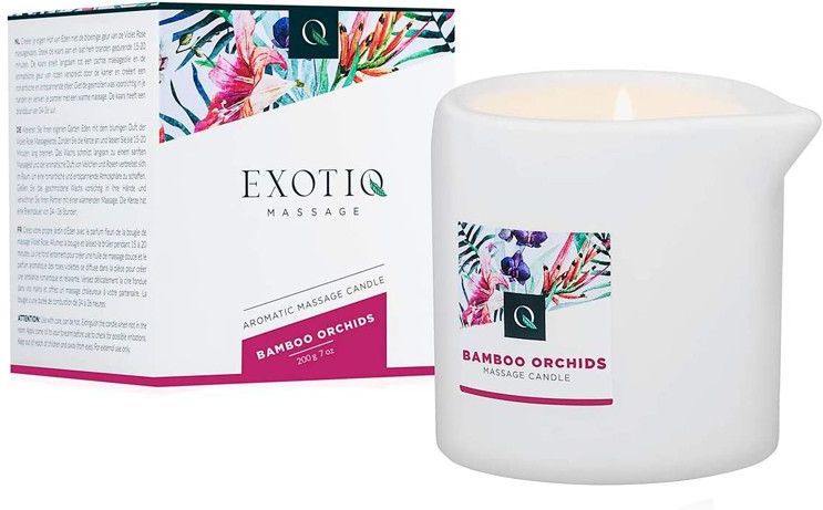 Exotiq - Massagekaars - Bamboe Orchidee - 200ml
