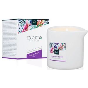 Exotiq - geurige massagekaars - roos (200g)