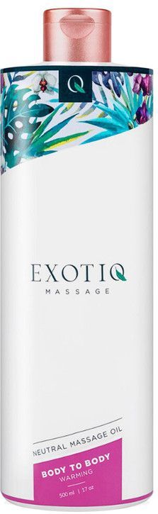 Exotiq «Body To Body Warming» w&#228;rmendes K&#246;rper&#246;l f&#252;r entspannende Ganzk&#246;rpermassagen 500 ml