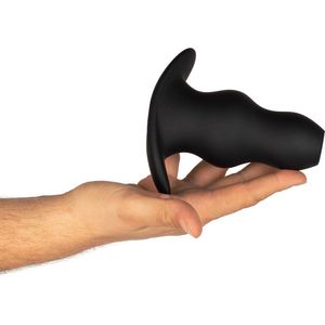 BUTTR - Foxhole Holle Buttplug - Anale Sex Toys voor Anale Stimulatie - Holle Anaal Plug Perfect voor Stimulatie van Binnenuit en Aanbrengen van Glijmiddel - Zwart