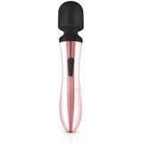 Rosy Gold Nouveau Curve Massager massagekop en vibrator 21 cm