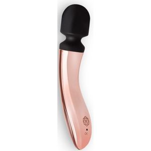 Rosy Gold Nouveau Curve Massager massagekop en vibrator 21 cm