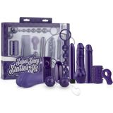 LoveBoxxx Super Sexy Starter Kit - Erotische Geschenkset met 9 Sex Toys – Sex Toys voor Koppels - Vibrator - Masturbator – Paars