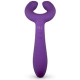 EasyToys Koppel Vibrator - U Type Vibrator voor koppels - Oplaadbare Multifunctionele vibrator - Stimulatie van Penis, Clitoris en Vagina - Paars