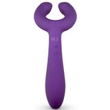 EasyToys Koppel Vibrator - U Type Vibrator voor koppels - Oplaadbare Multifunctionele vibrator - Stimulatie van Penis, Clitoris en Vagina - Paars