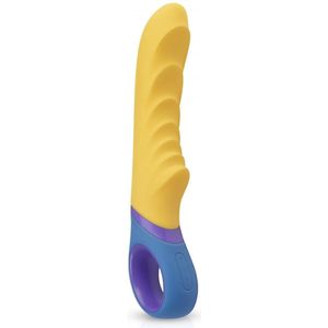 PMV20 G-Spot Vibrator Tone – Vibrateur pour femme avec stimulation ciblée du point G – Avec des Vibrations Puissantes - Jaune/Bleu