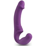 Strapless Strap-On Vibrator - Paars