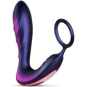 Hueman - Black Hole Anaal Vibrator Met Cockring