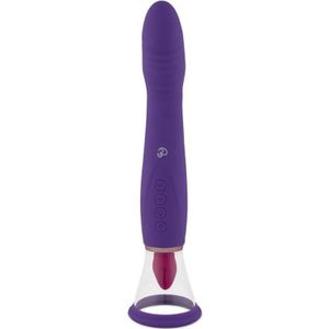 Pleasure Pump Met G-Spot Vibrator - Paars