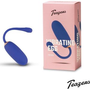 Teazers - Vibrerend Ei met Afstandsbediening - Oplaadbaar - Bekkenbodemtrainer - Vibrerende Eieren - Vibrators voor Vrouwen - Sex Toys voor Vrouwen - Vibrators - Koppel Vibrator - Paars