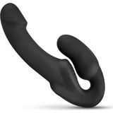 No-Parts - Morgan Strapless Strapon Dildo 22 Cm - Zwart