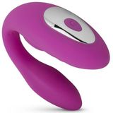 EasyToys - Tap Dancer - Koppel Vibrator - Vibrators voor Vrouwen en Mannen - Sex Toys voor Vrouwen - Vibrators - G-Spot Vibrator - Clitoris Stimulator - Koppelvibrator met Afstandsbediening - Roze