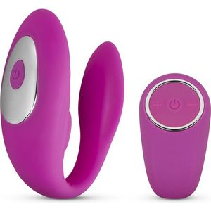EasyToys - Tap Dancer - Koppel Vibrator - Vibrators voor Vrouwen en Mannen - Sex Toys voor Vrouwen - Vibrators - G-Spot Vibrator - Clitoris Stimulator - Koppelvibrator met Afstandsbediening - Roze