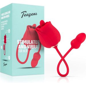 Teazers Rose Vibrator and Clitoris Stimulator