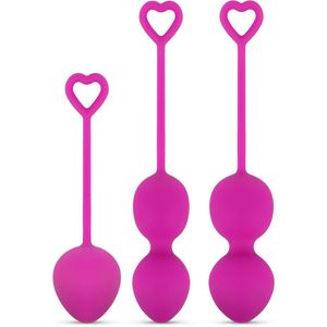 Verzwaarde Kegelbal Set - Fuchsia