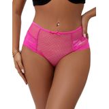 Luxe Slipje met veters - pink - XS - Roze