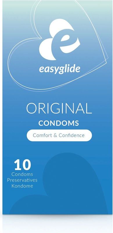 EasyGlide - Original Condooms - Condooms met Glijmiddel - 10 stuks