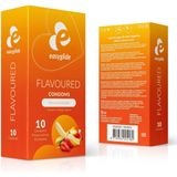 EasyGlide - Condooms met Smaakjes - Condooms met Glijmiddel - 10 stuks
