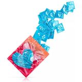 EasyGlide - Ribs and Dots Condooms - Condooms met Glijmiddel - 40 stuks