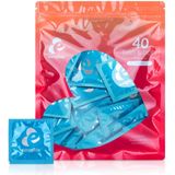 EasyGlide - Ribs and Dots Condooms - Condooms met Glijmiddel - 40 stuks