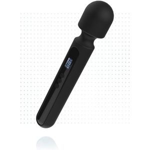 BLAQ - Digitale Super Wand Vibrator - Zwart