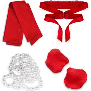 BDSM Bondage Essentials Set - Rood