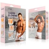 AirDoll David Blowme - Seks pop - Seksspeeltjes - Sekspop voor man - Sekspop voor vrouw - Sekspop opblaasbaar - Grappige cadeaus
