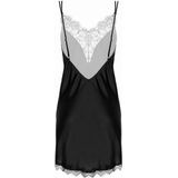 Christine le Duc Kim x Christine satijnen slipdress Sexy Love zwart