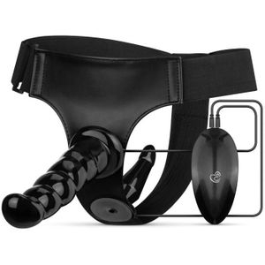 Fetish Collection - Vibrerende Strap-On Set - Zwart