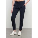 &Co Woman - Broek - Zwart - Travelkwaliteit - Steekzakken en Opgestikte Zakken