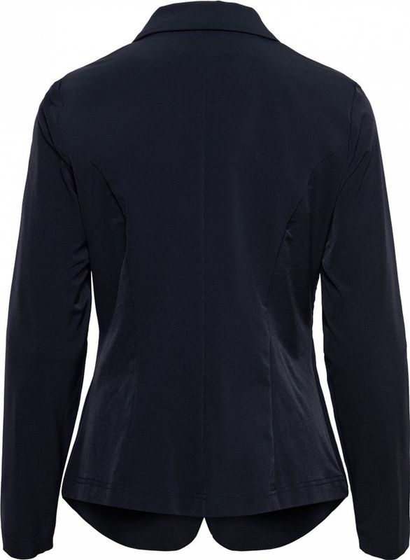 &Co Woman - Broek - Zwart - Travel-kwaliteit - Met Strikceintuur