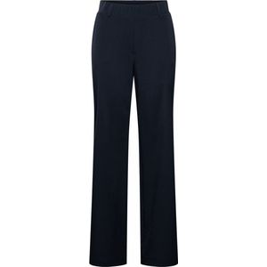 &Co woman - PATRICE TRAVEL B - Donkerblauwe Wandelbroek - Straight Fit - Elastische Tailleband